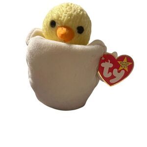 Ty Beanie Baby Eggbert the Chick Rare & Retired 1999 Collectible Plush